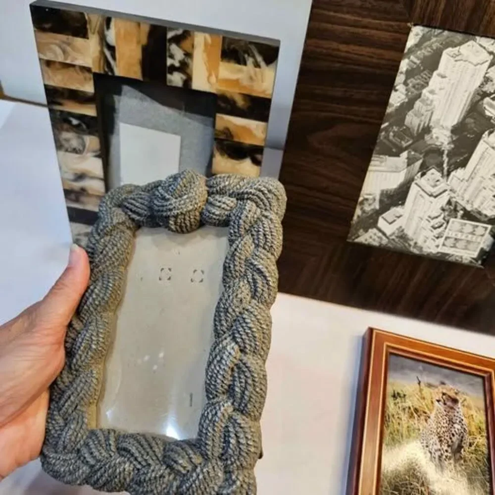 Assorted Decorative Picture Frame Set - 4 Pieces